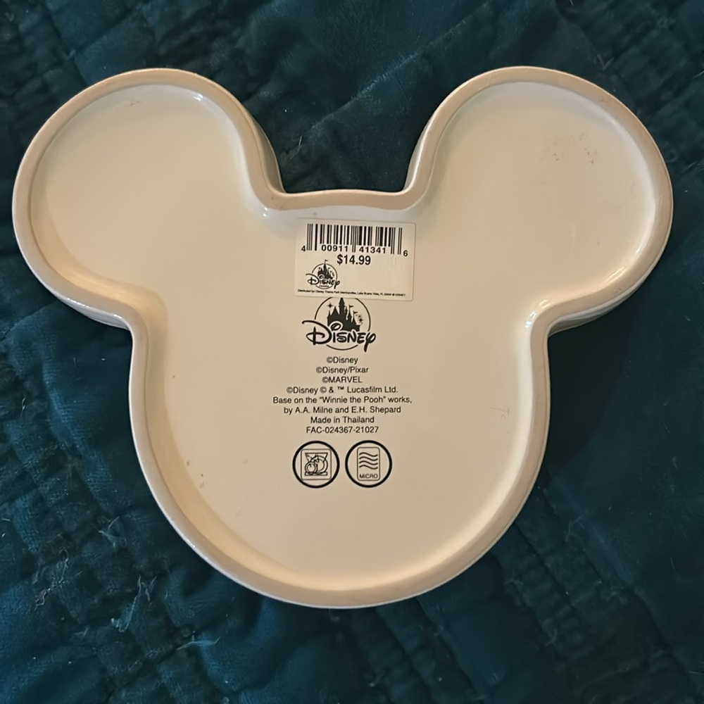 Disneyland Resort Mickey Mouse Shaped Trinket Tray - Picture 2 of 2